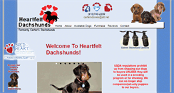 Desktop Screenshot of dachshundpuppies.org